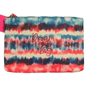 Betsey Johnson Tie Dyed "Dream Big" Wristlet NWT
